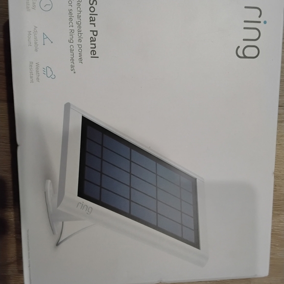 Ring Solar Panel for Cameras - White and Black